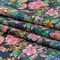 1 Yard Blooming Cotton Poplin Fabric with Floral Patchwork Print